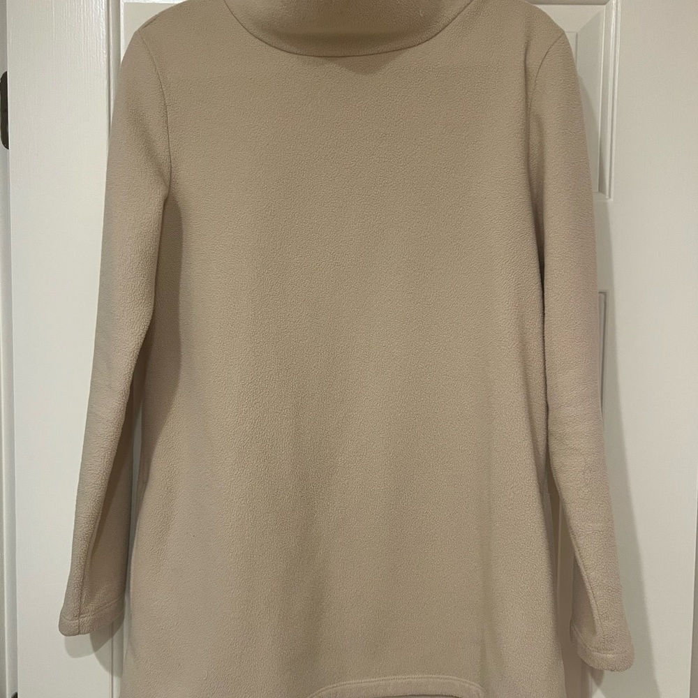 Dudley Stephens Cream Turtleneck Sweater